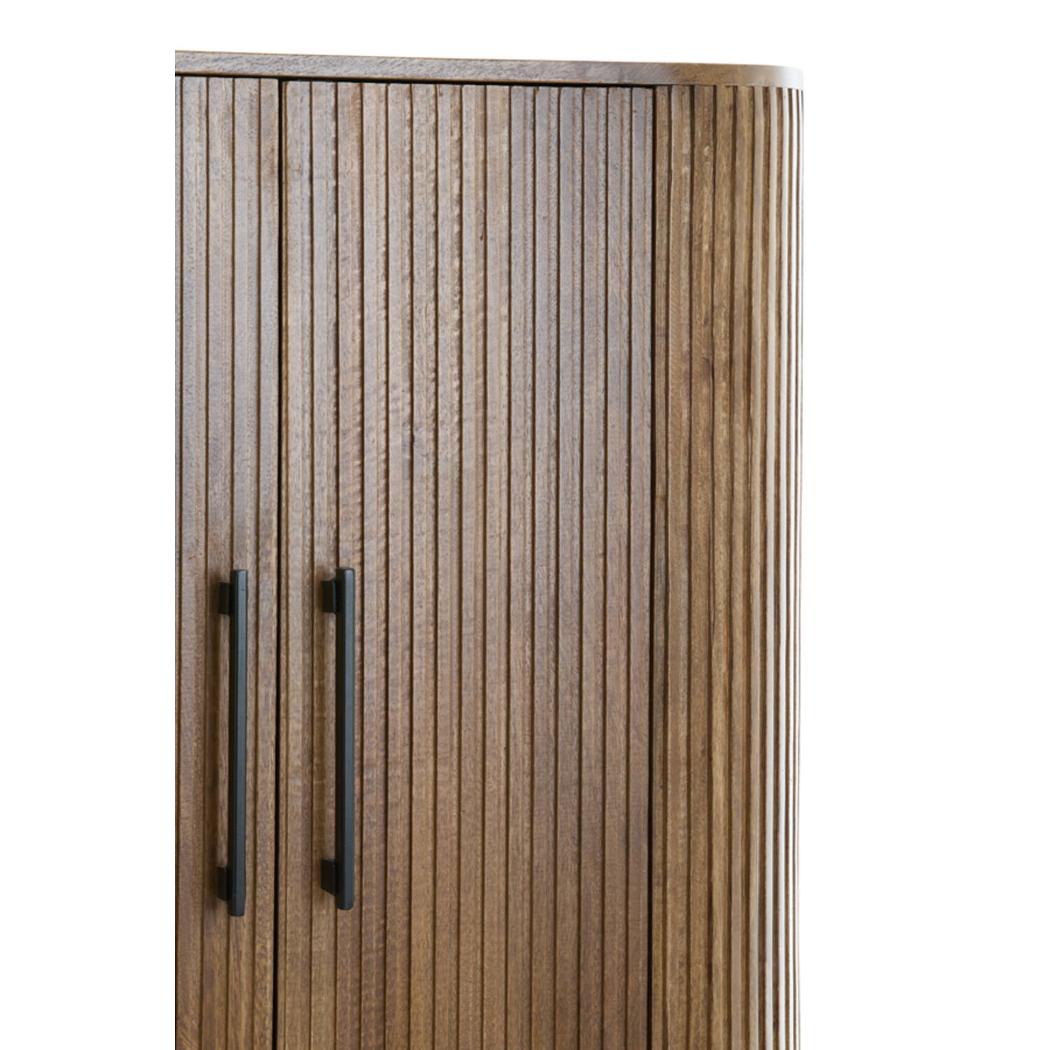 Cabinet 100x40x165 cm DUMOSI wood dark brown