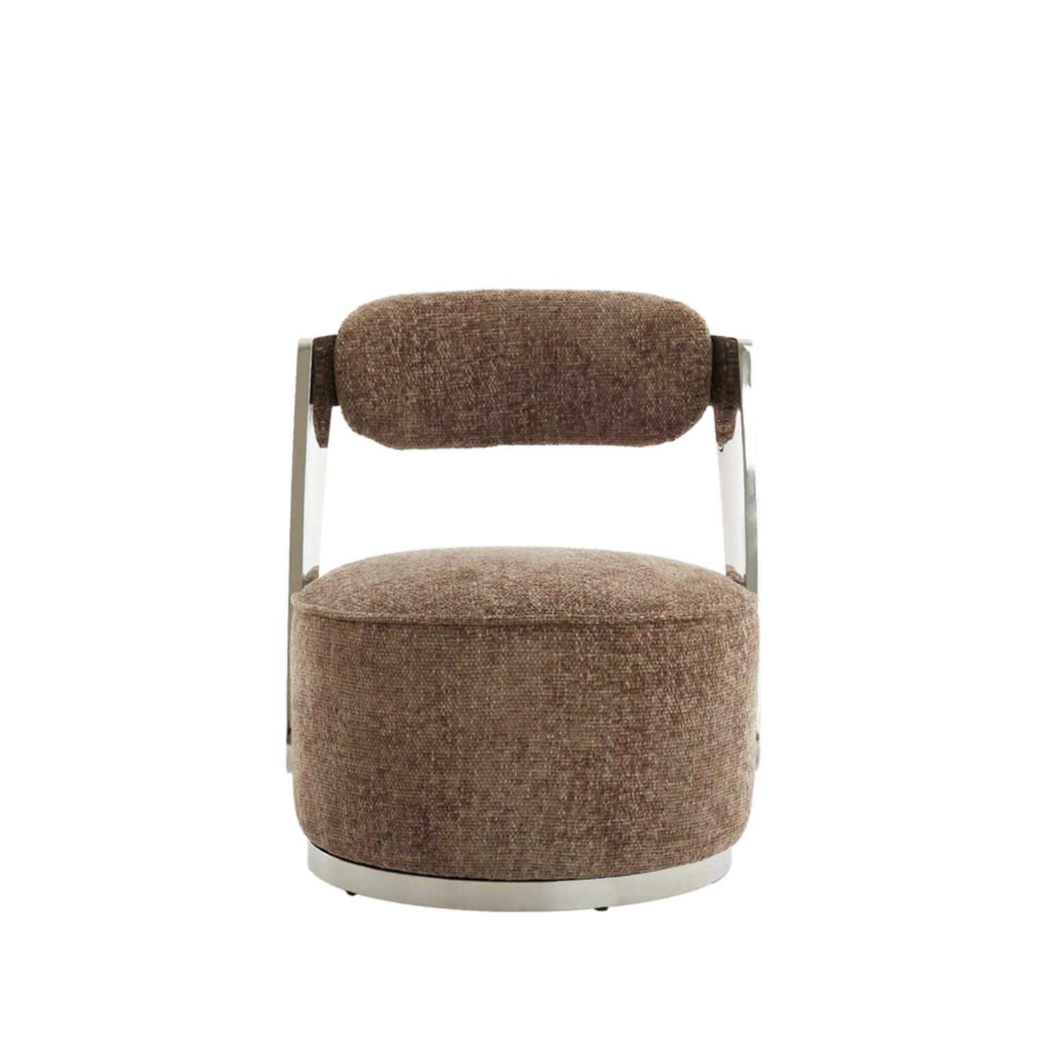 Stoel 68x65x77 cm KEMENA grijs-bruin