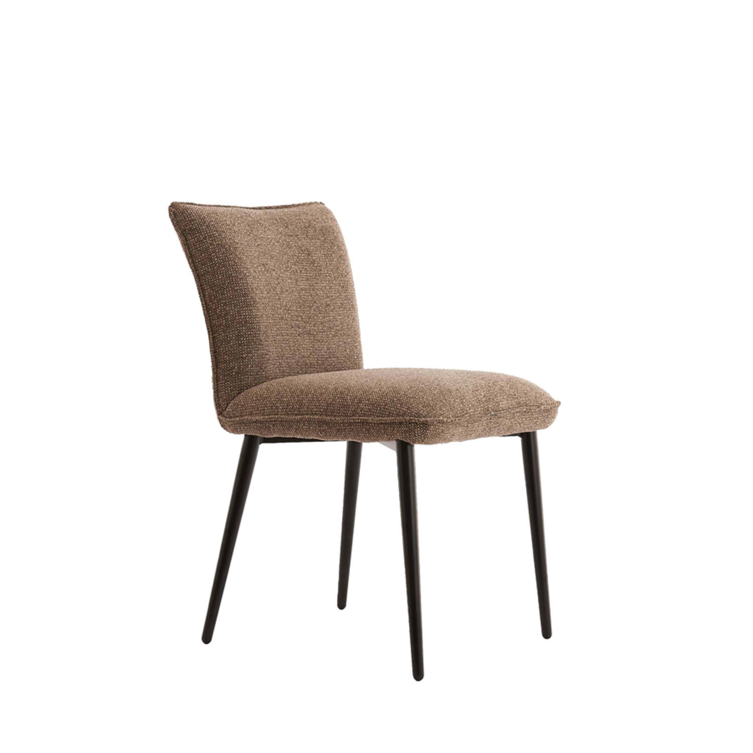 Eetkamerstoel 58x48x85 cm VADENI bruin-grijs+zwart