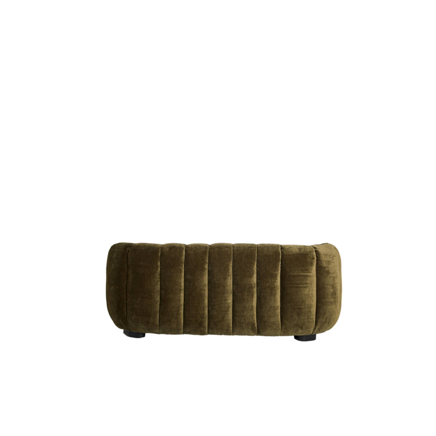 Bank 200x100x78 cm AMARA velvet olijf groen