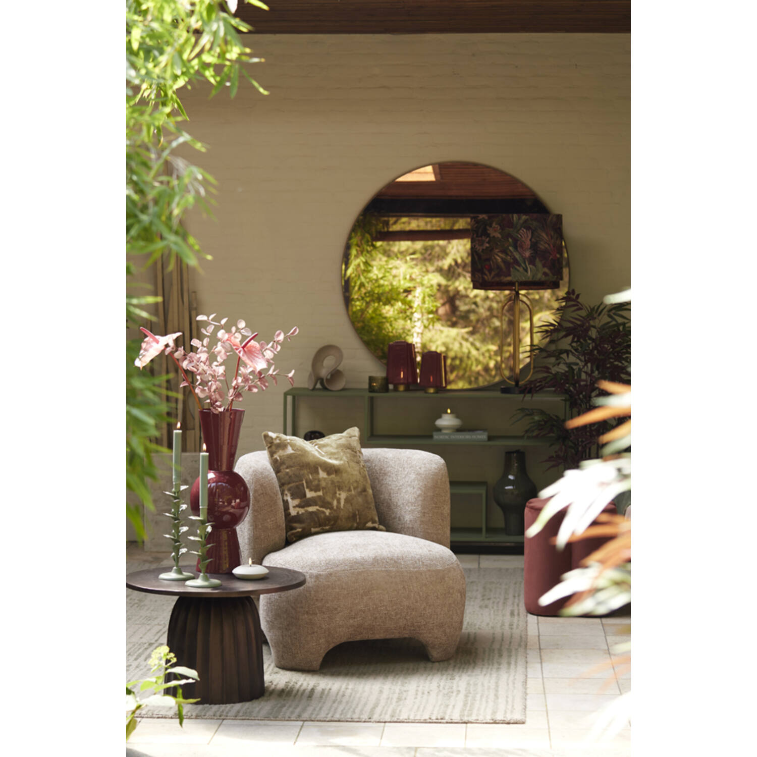 Stoel 80x80x71 cm ZENICA licht bruin