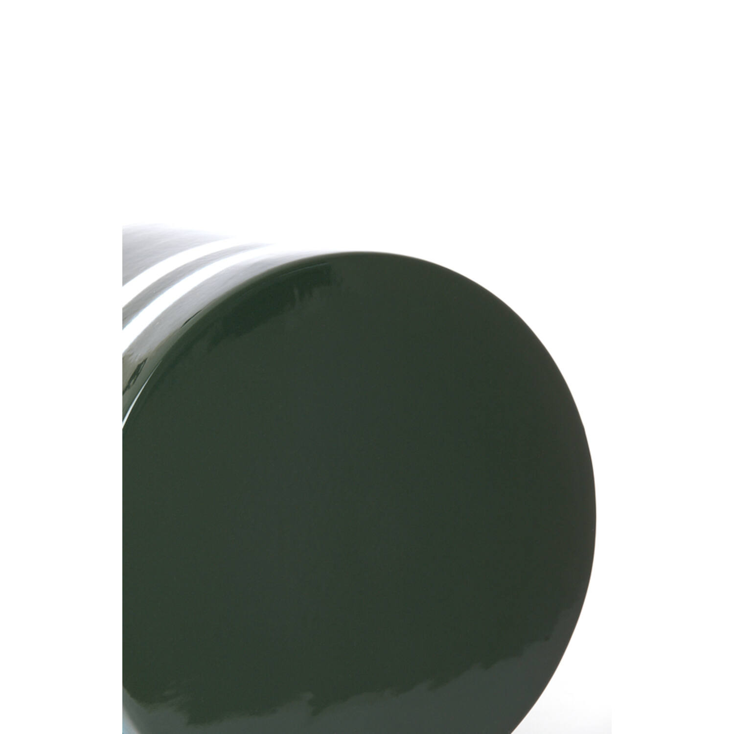 Bijzettafel Ø42x34 cm MOOCA keramiek donker groen-wit