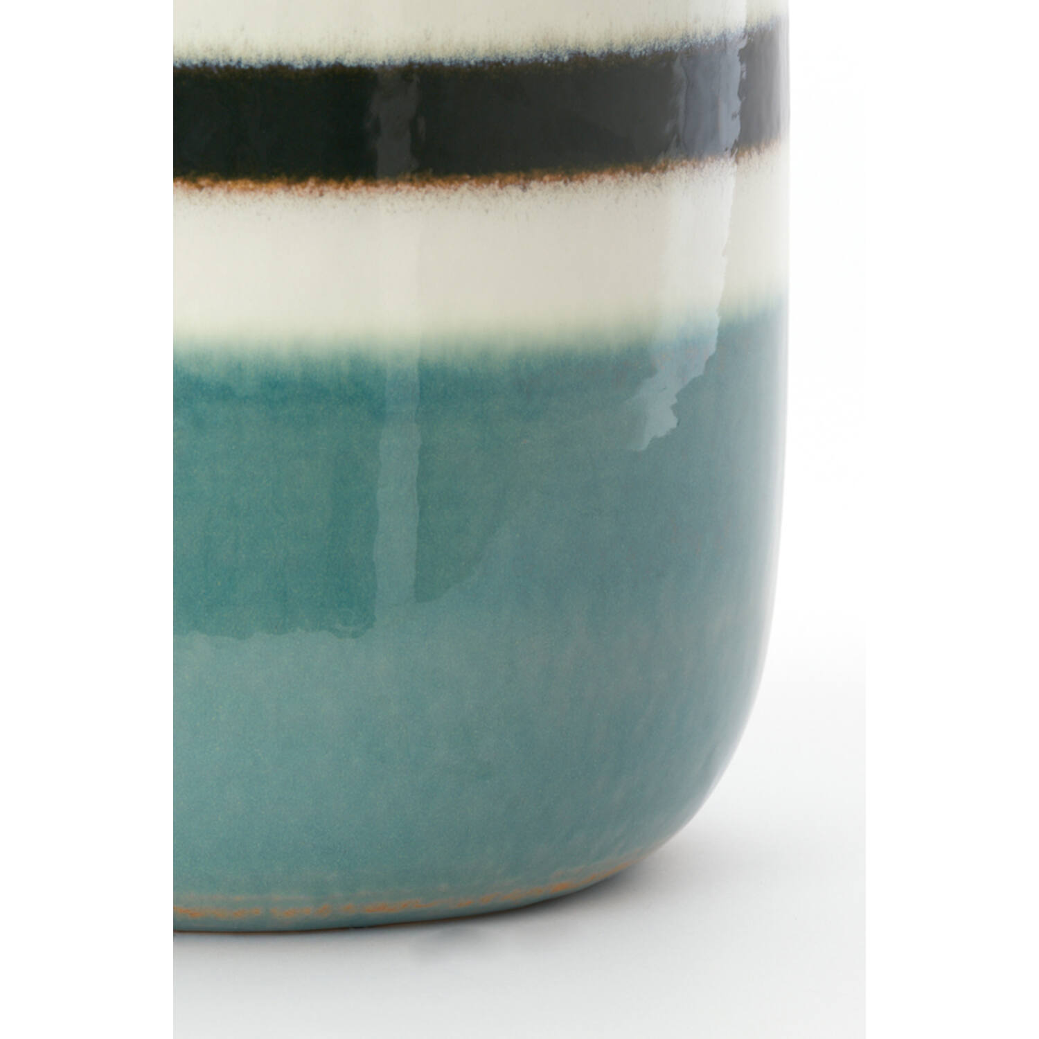 Bijzettafel Ø34x46,5 cm FRANCA keramiek groen-mint groen