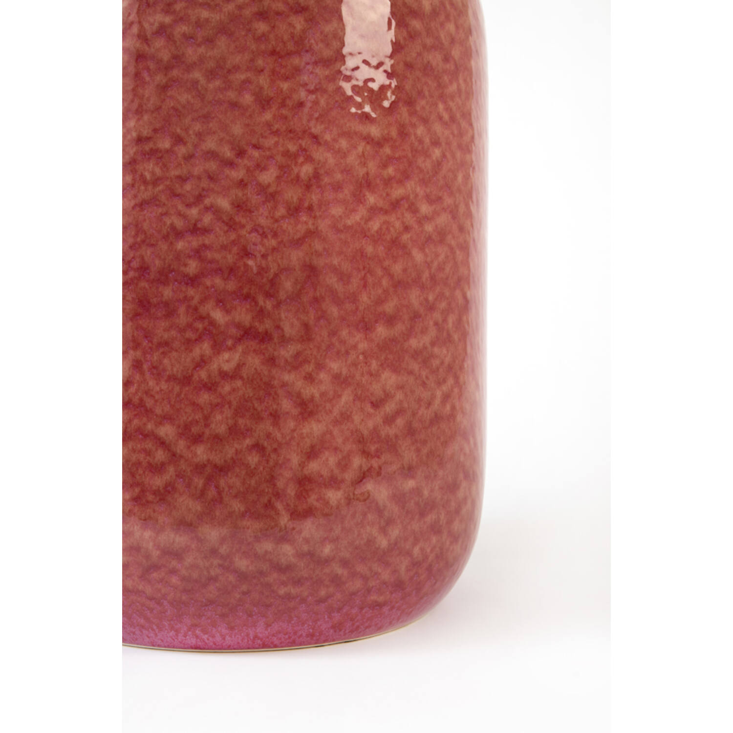 Side table Ø34x46,5 cm FRANCA ceramics dark pink