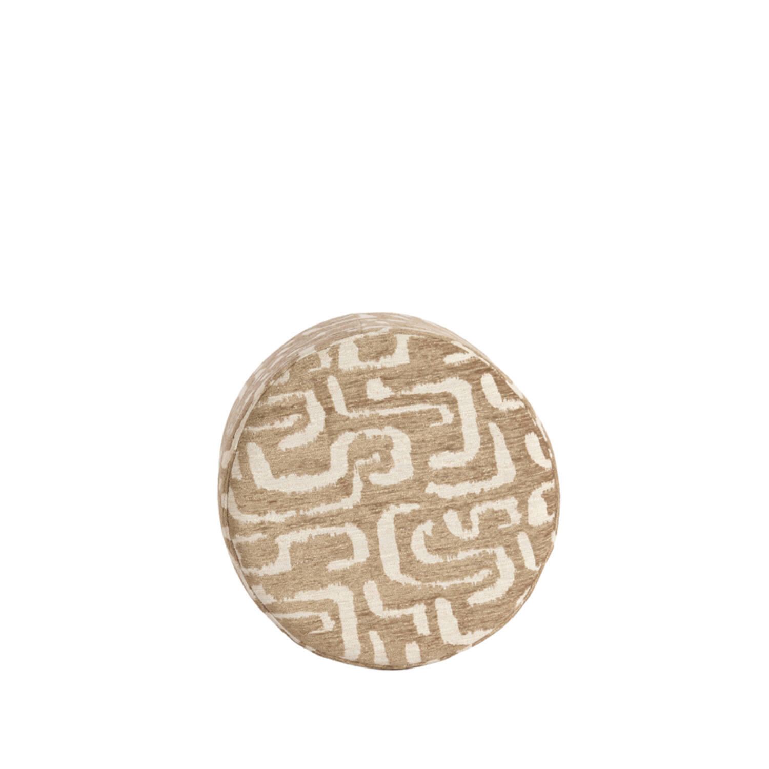 Pouf Ø40x44 cm DAVONTE green-grey+beige