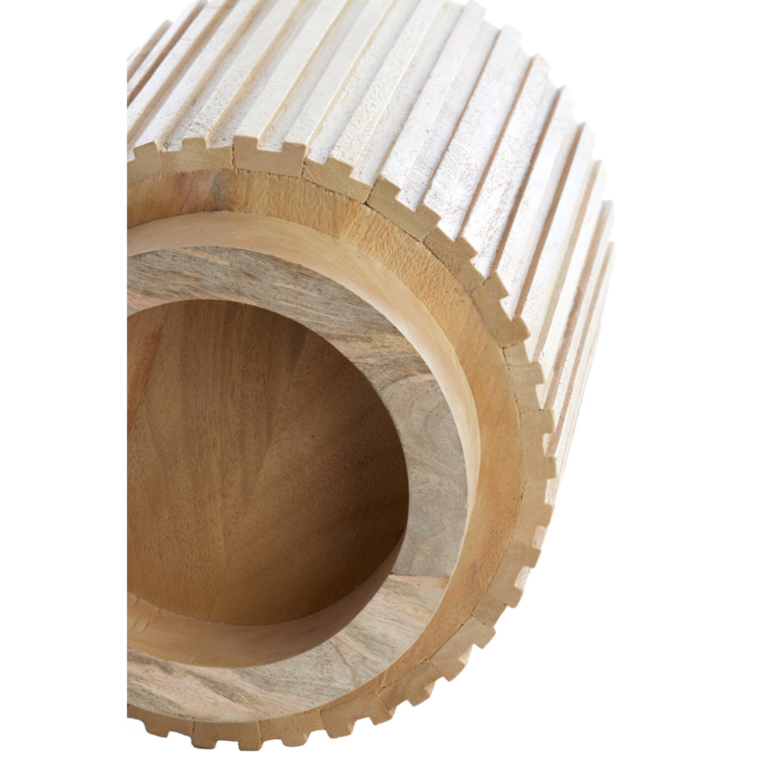 Side table Ø33x47 cm KIYOSE mango wood natural