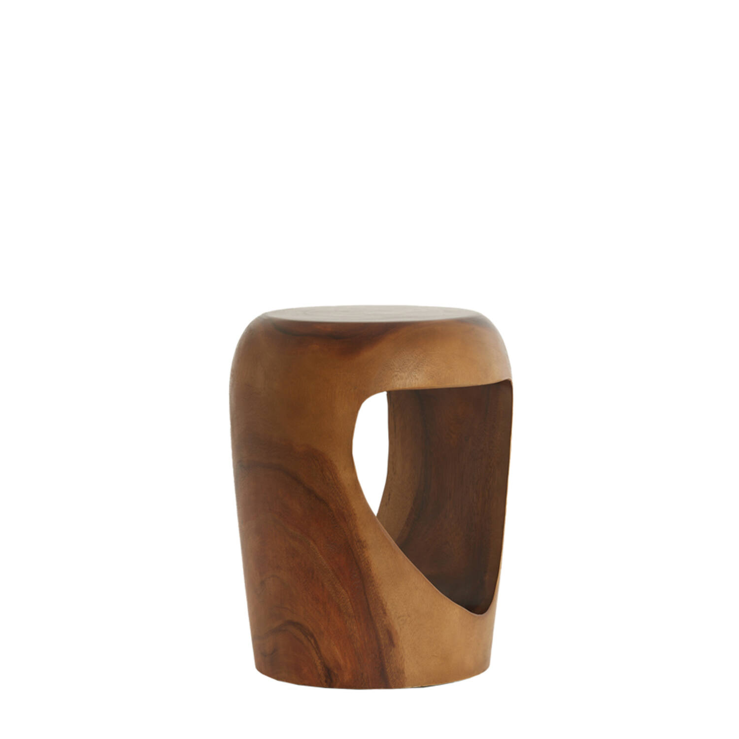 Bijzettafel Ø35x45 cm MORRITO hout naturel