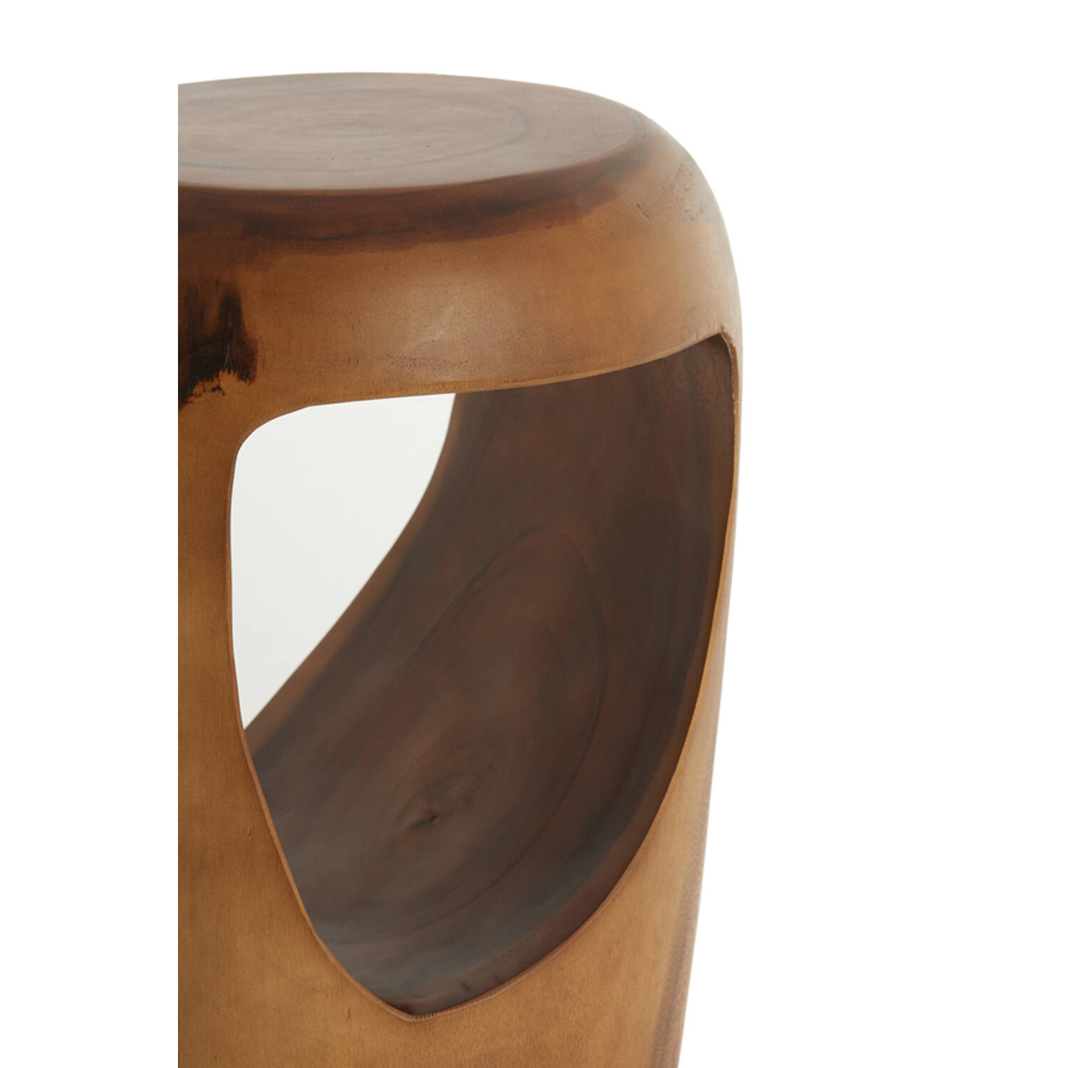 Bijzettafel Ø35x45 cm MORRITO hout naturel