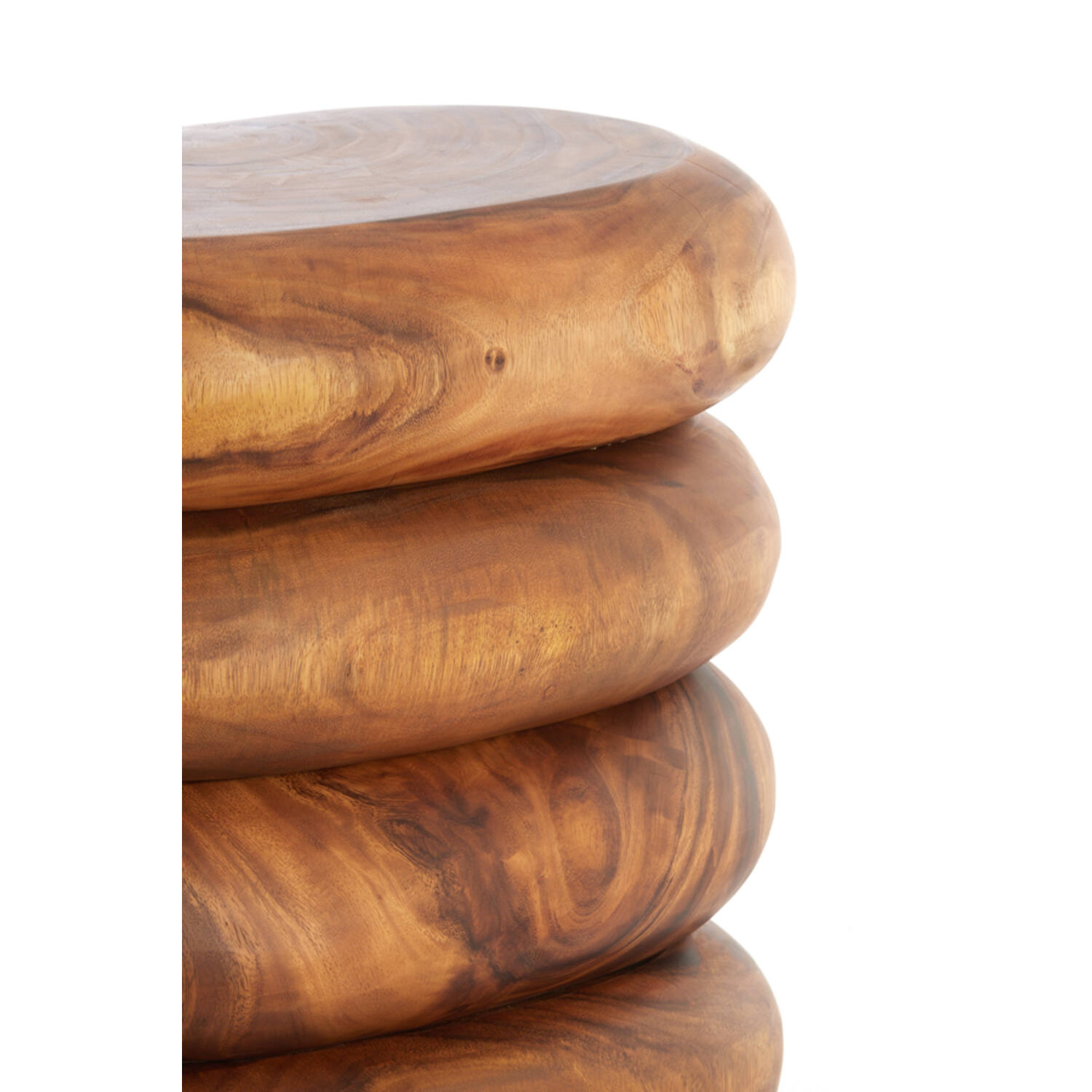 Bijzettafel 45x31x48 cm FACUNDO hout naturel