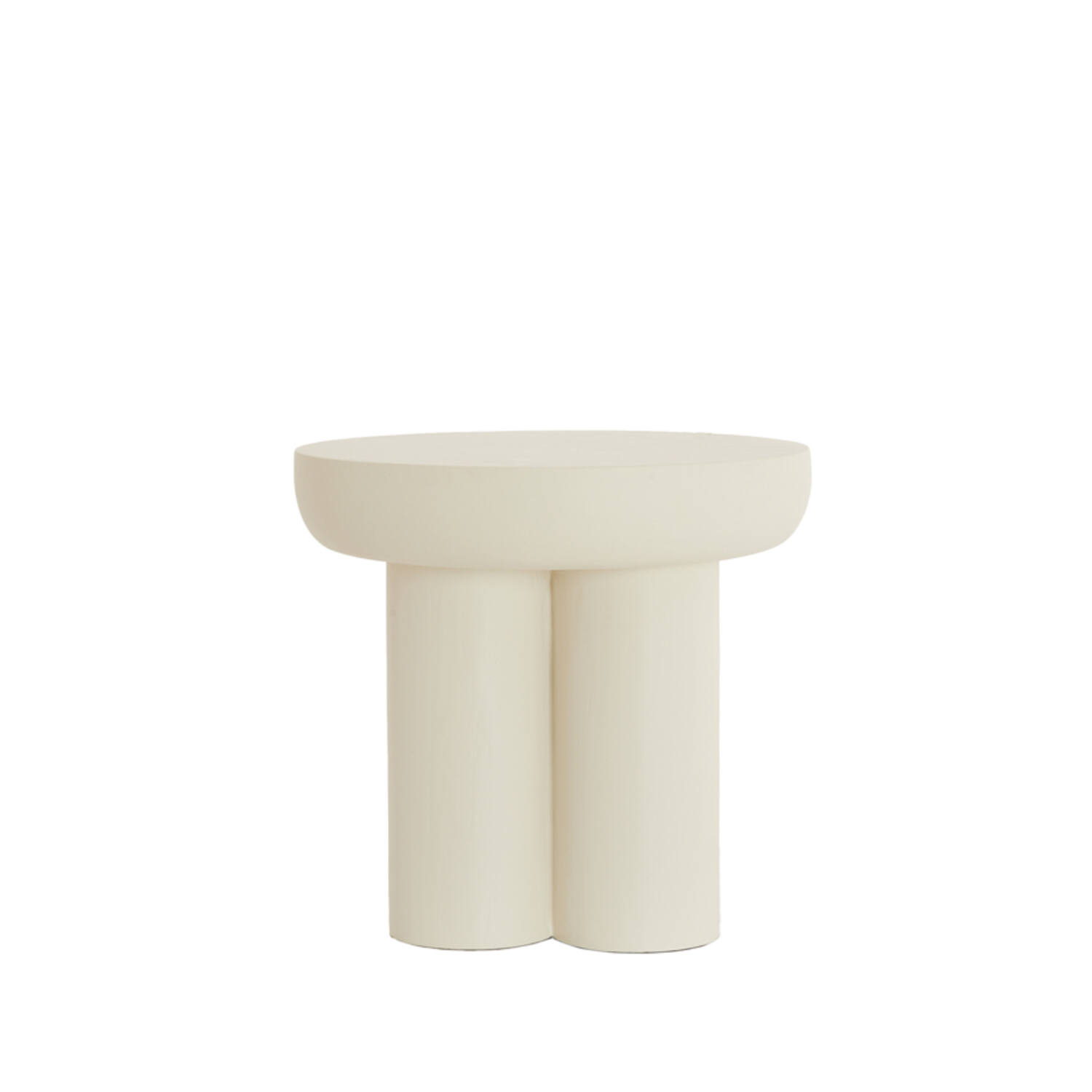 Side table Ø50x47 cm MIZUHO cream