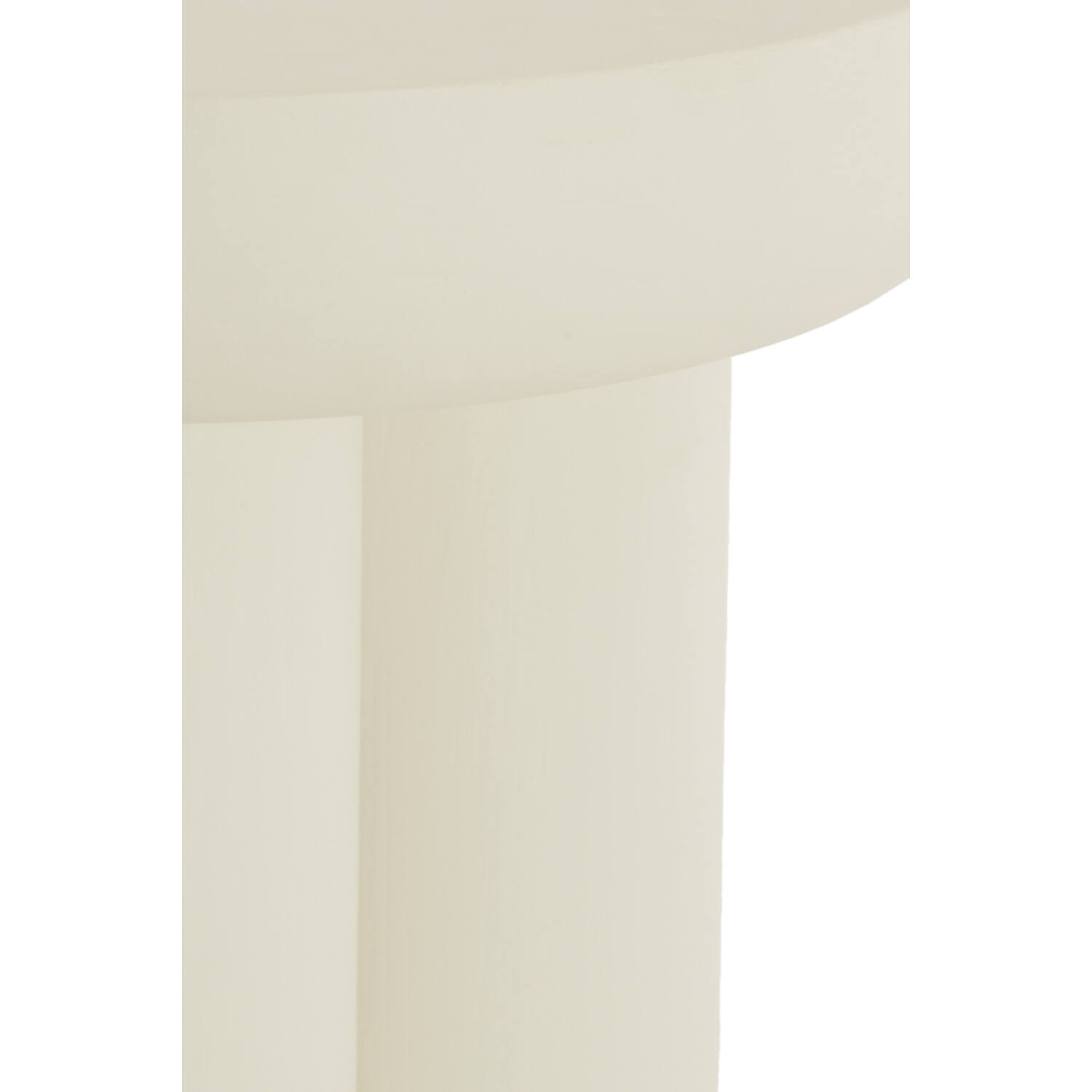 Side table Ø50x47 cm MIZUHO cream