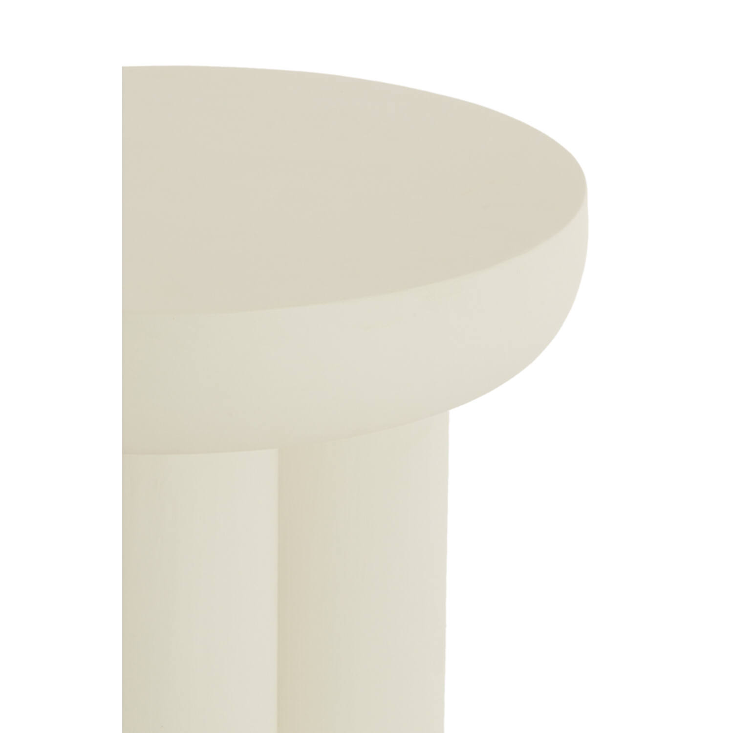 Side table Ø50x47 cm MIZUHO cream