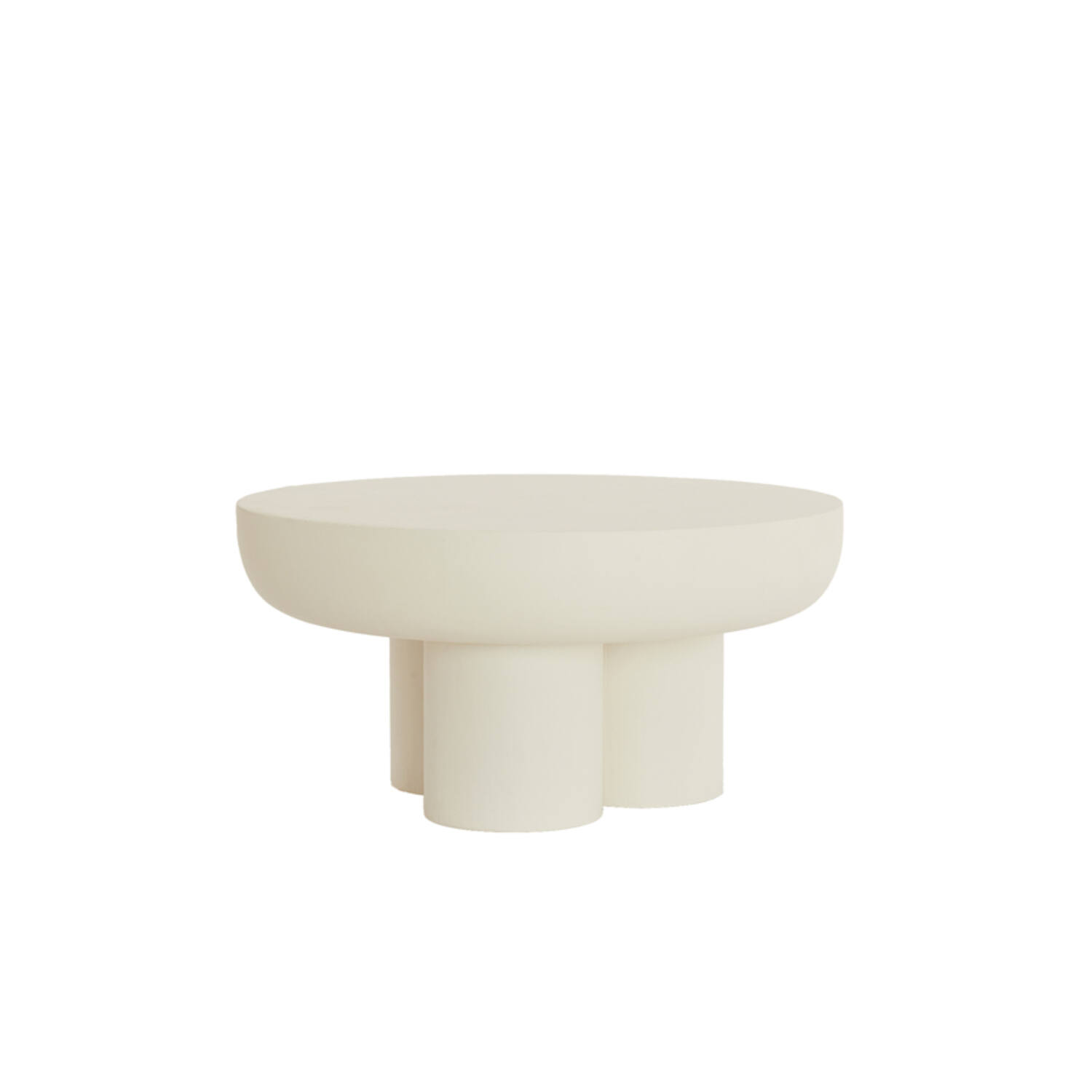 Salontafel Ø70x35 cm MIZUHO crème