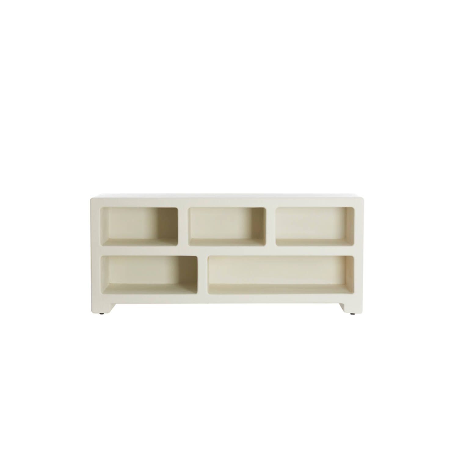 Cabinet 140x35x60 cm NAHUA cream