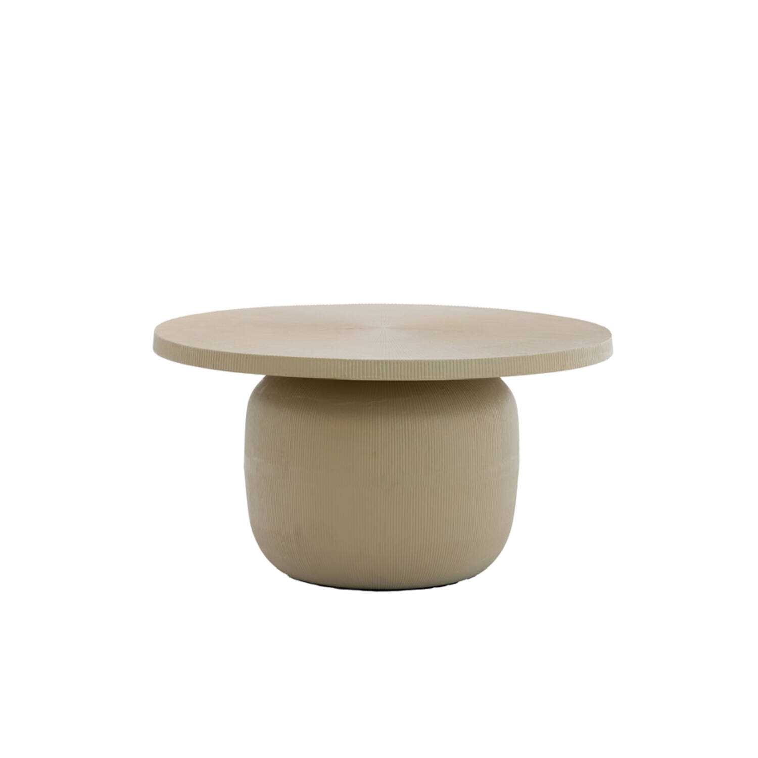 Salontafel Ø75,5x41,5 cm TIGRAN mat zand