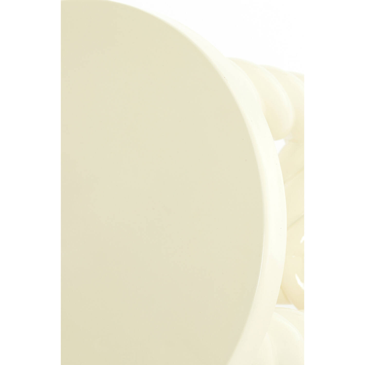 Bijzettafel Ø46x46 cm VALLEJO glans crème