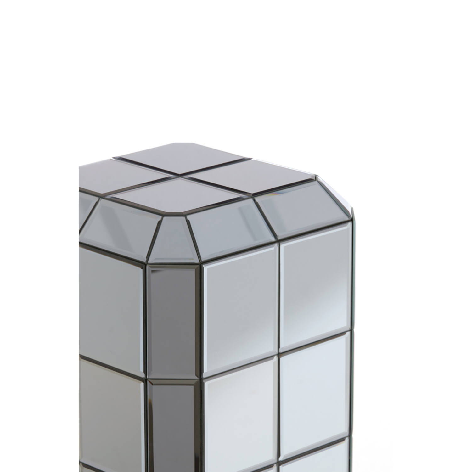 Zuil 40x40x100 cm LUCIANO smoke