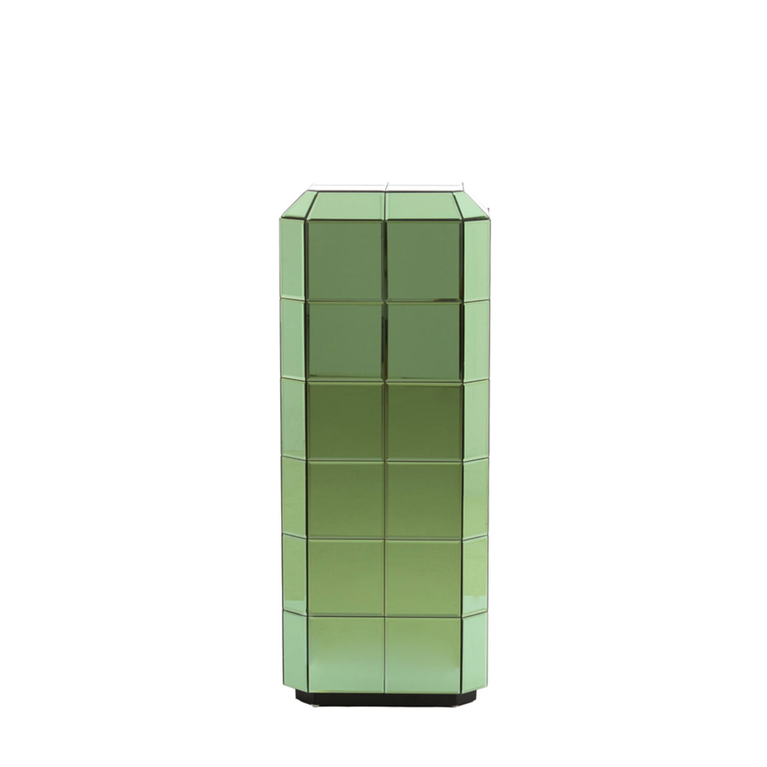 Pillar 40x40x100 cm LUCIANO green