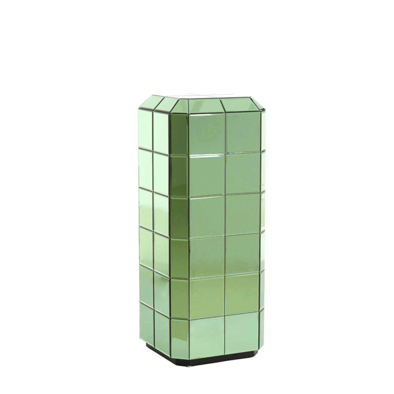 Pillar 40x40x100 cm LUCIANO green