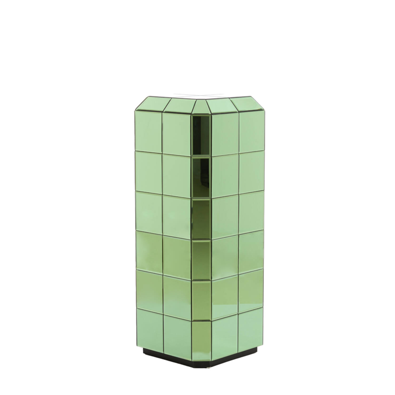 Pillar 40x40x100 cm LUCIANO green