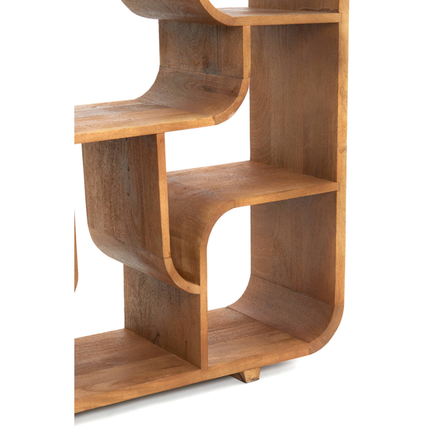 Cabinet open 100x30x200 cm LABARE light brown