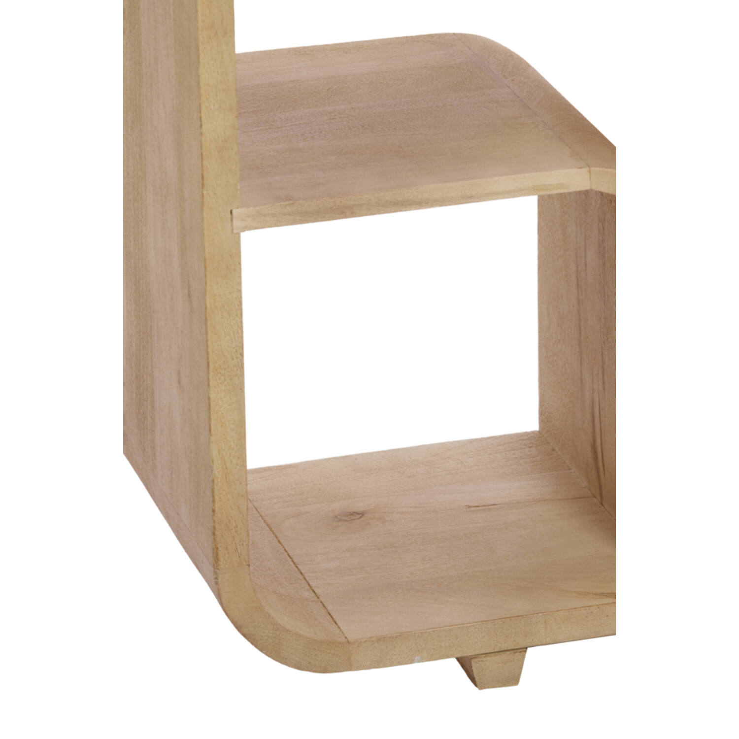 Kast open 100x30x200 cm LABARE mat naturel