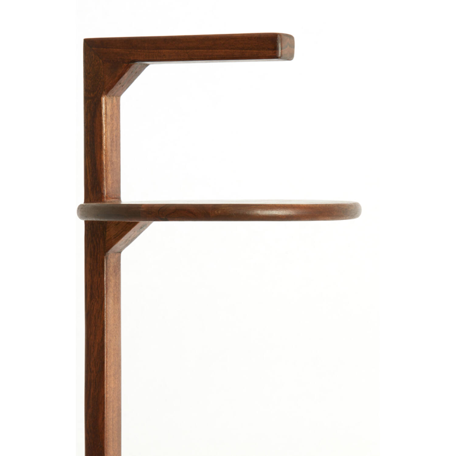Bijzettafel Ø26x77 cm DELMINO acacia hout bruin