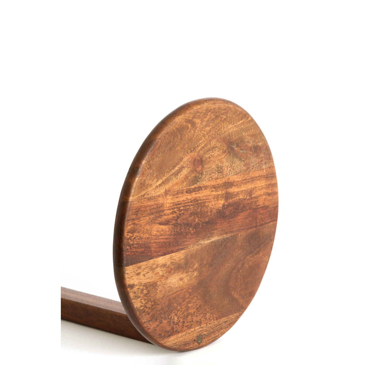 Bijzettafel Ø26x77 cm DELMINO acacia hout bruin