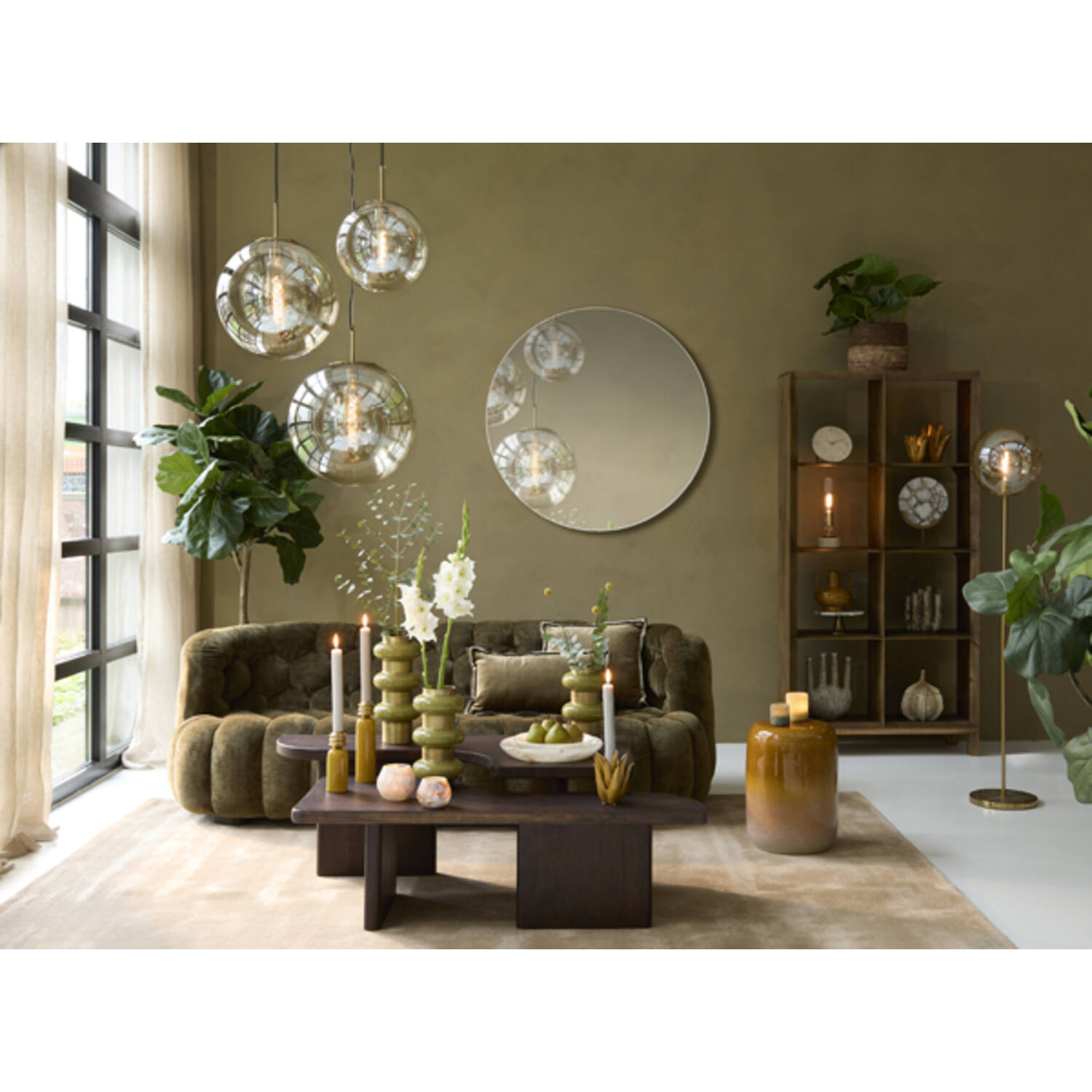 Salontafel S/2 max 120x60x45 cm CRATO acacia hout chocola br