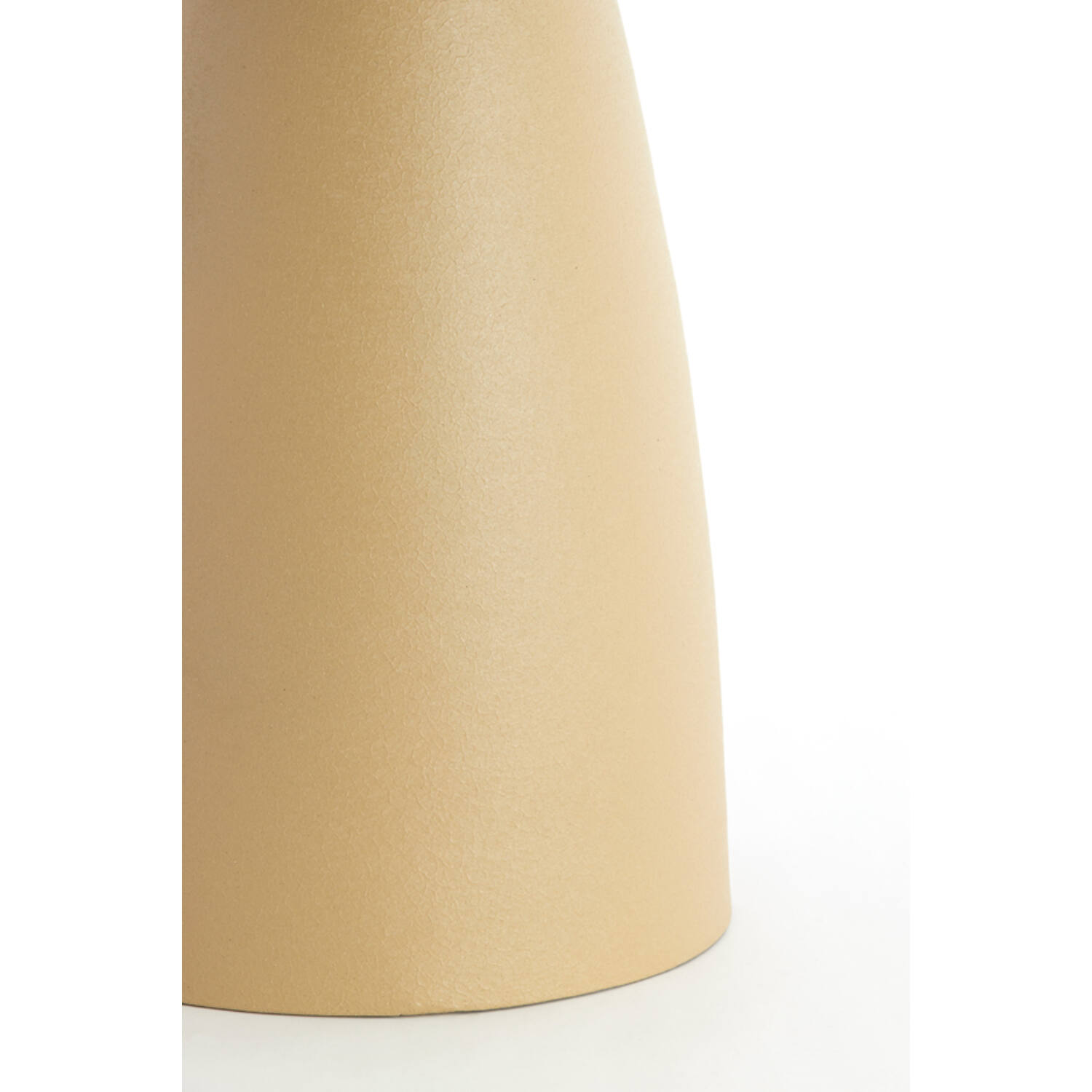Side table Ø45x50 cm OCANA wood oil brown+matt beige