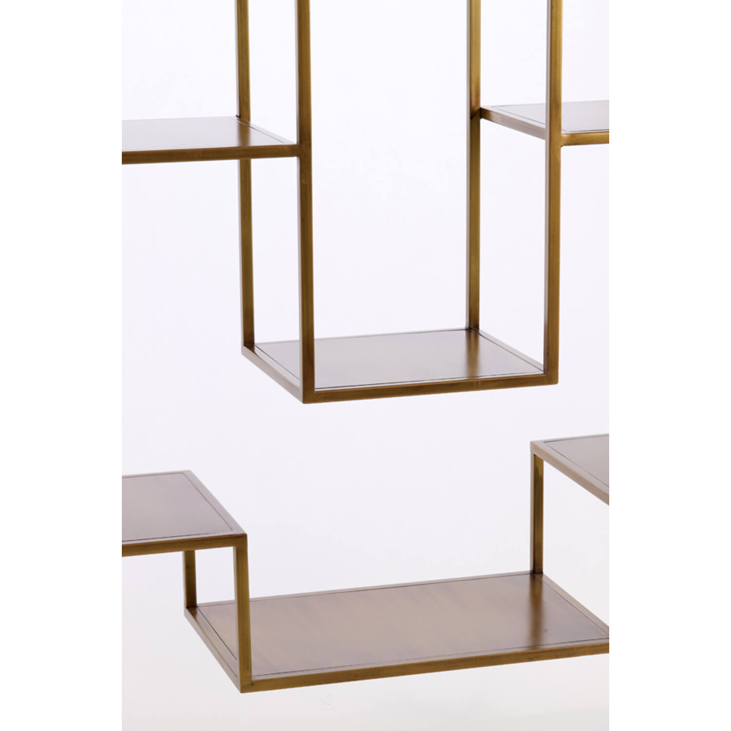Cabinet open 100x30x205 cm REZINA antique bronze