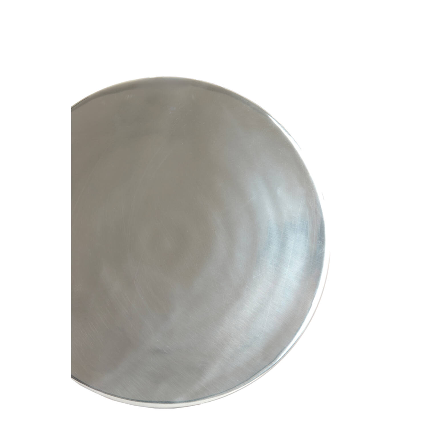Bijzettafel Ø39x51 cm LEOVA nikkel