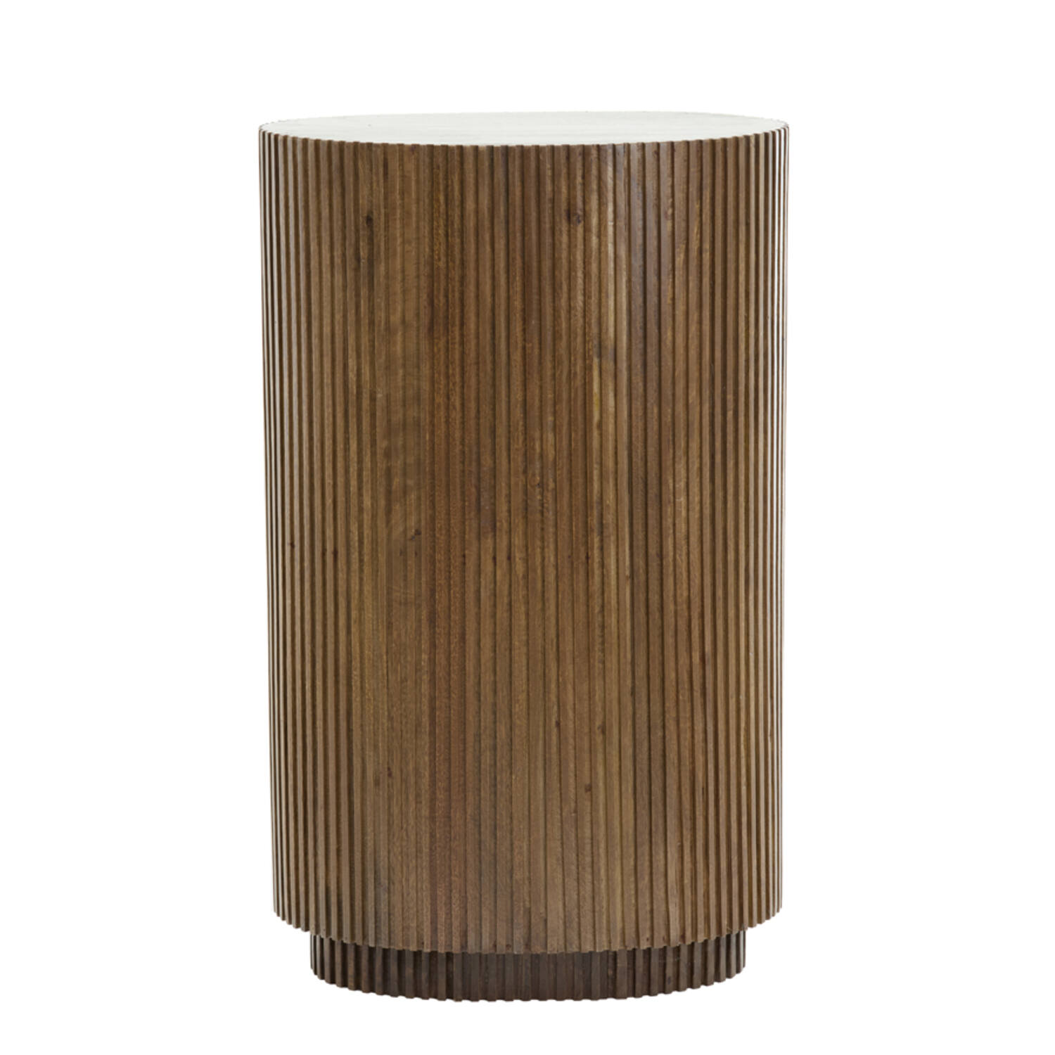 Zuil 60x35x100 cm DUMOSI hout donker bruin