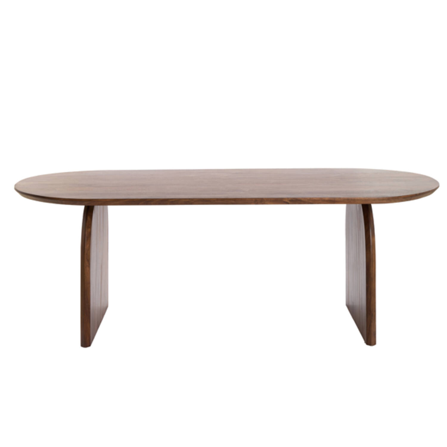 Dining table 220x100x75 cm INDORE acacia wood brown