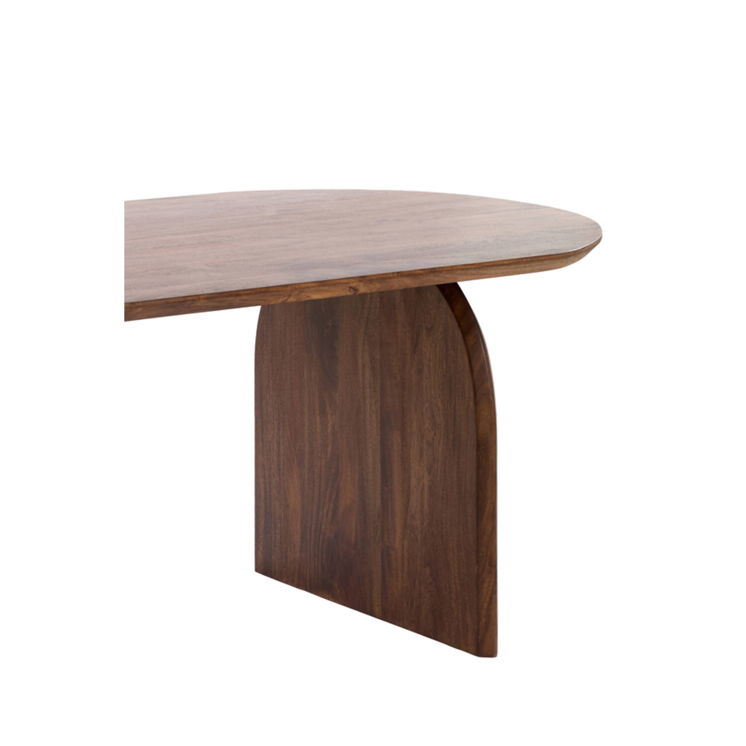 Dining table 220x100x75 cm INDORE acacia wood brown