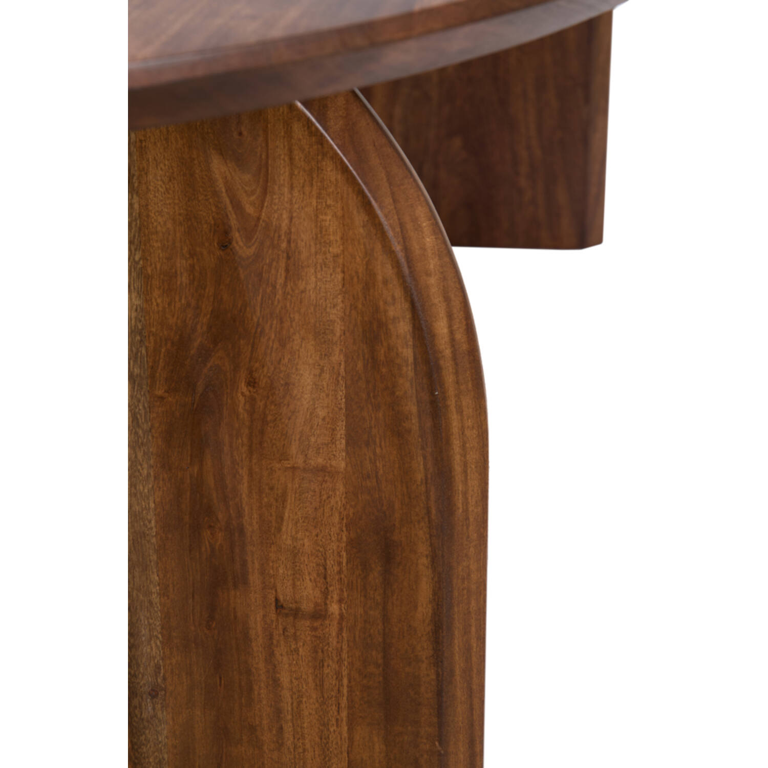 Dining table 220x100x75 cm INDORE acacia wood brown