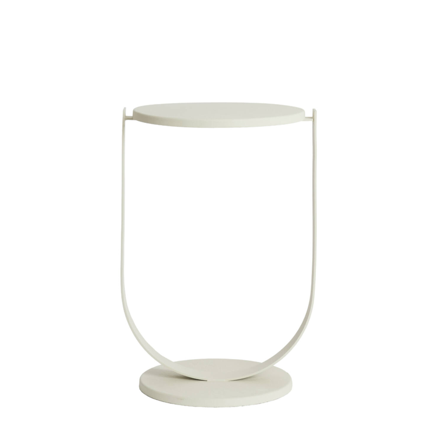 Side table Ø45x65,5 cm TRIANA matt cream