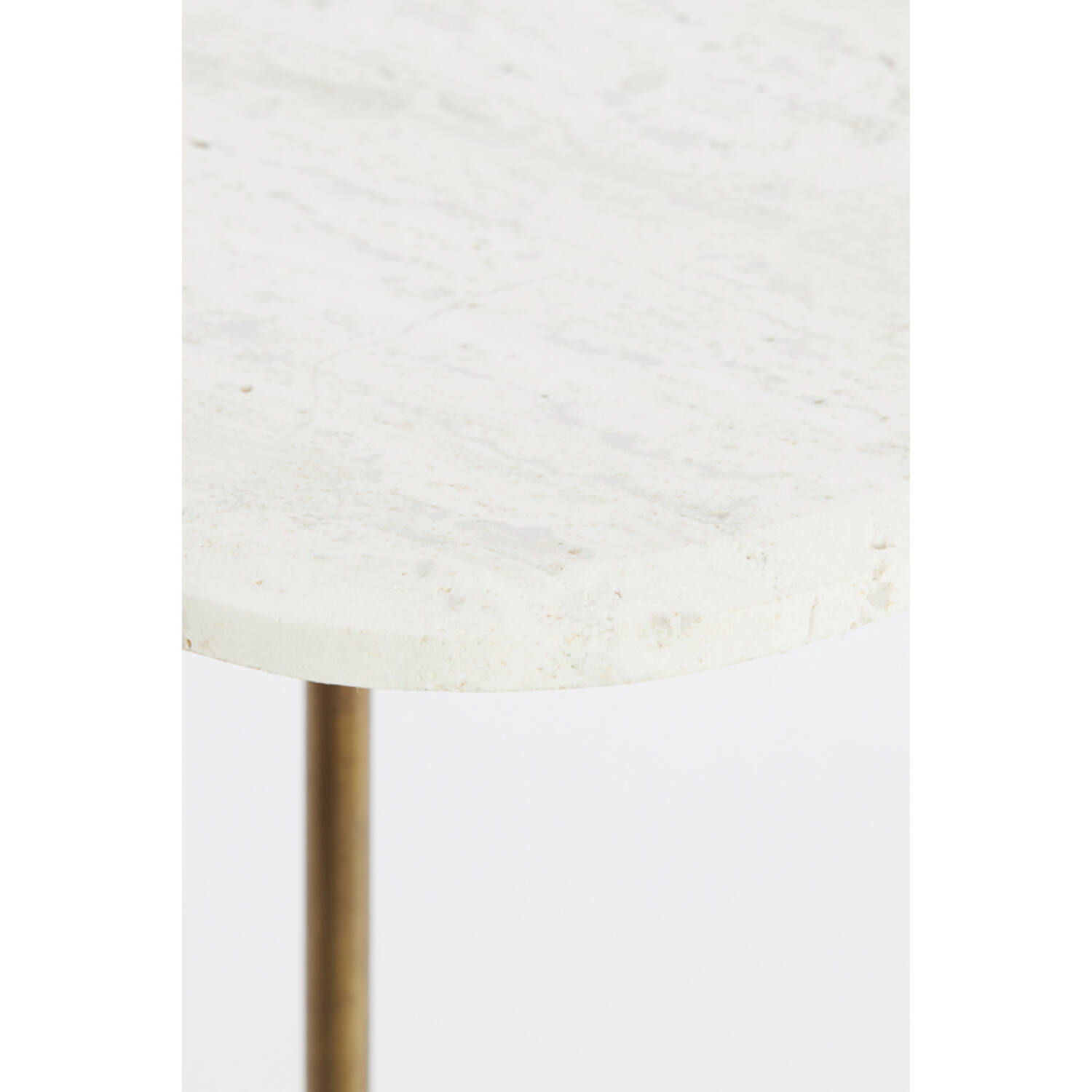 Bijzettafel S/2 max 37,5x37,5x54 cm GIA trav wit+d brn-brns