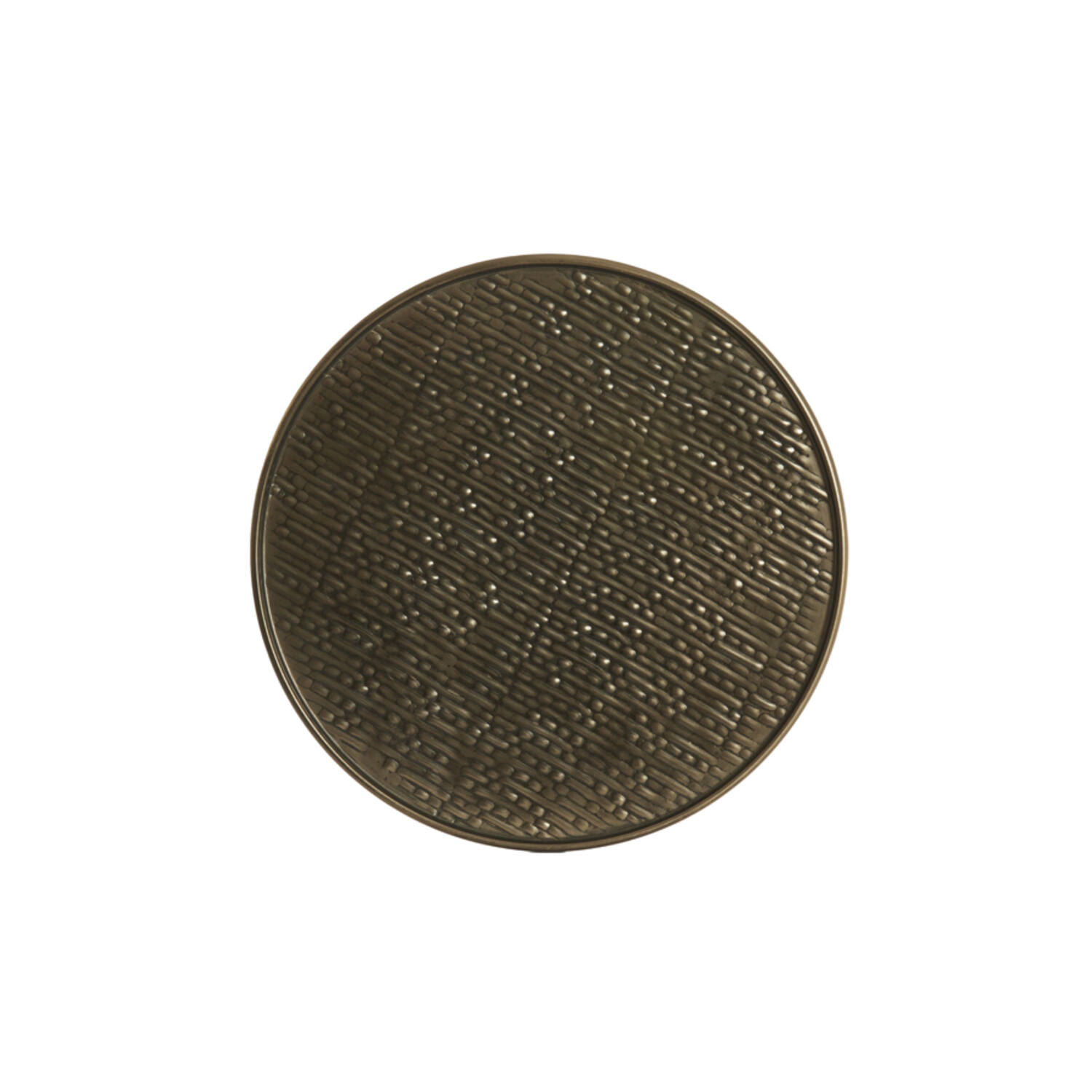 Side table S/2 Ø32x51+Ø38x54 cm LIA brown bronze
