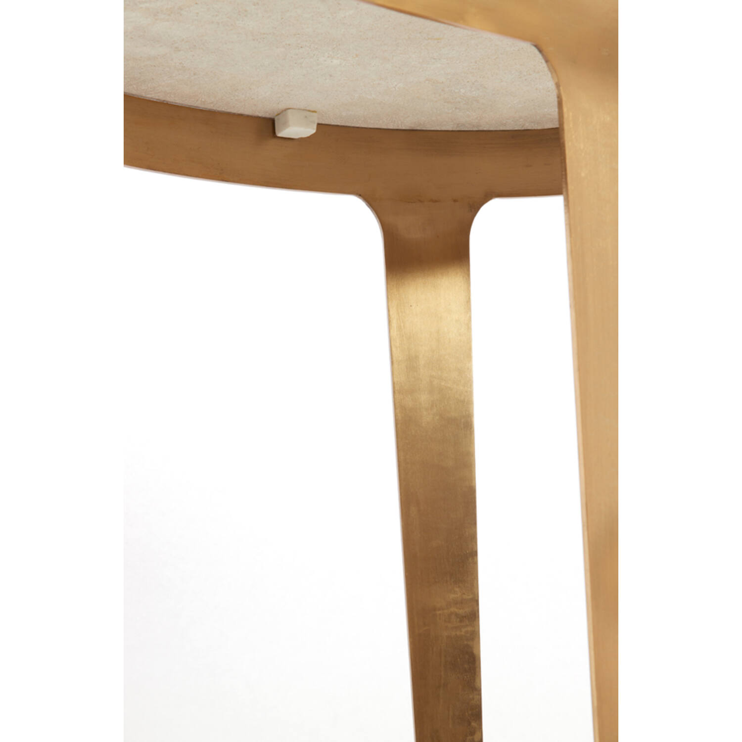Console 110x40x80 cm GIULIO marble taupe+antique bronze