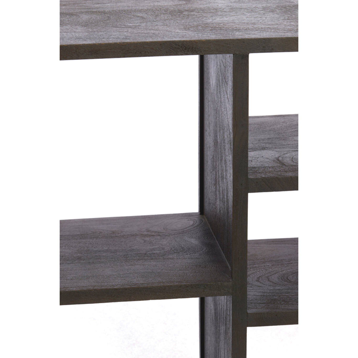 Cabinet open 140x35x90 cm DANE wood matt dark russet