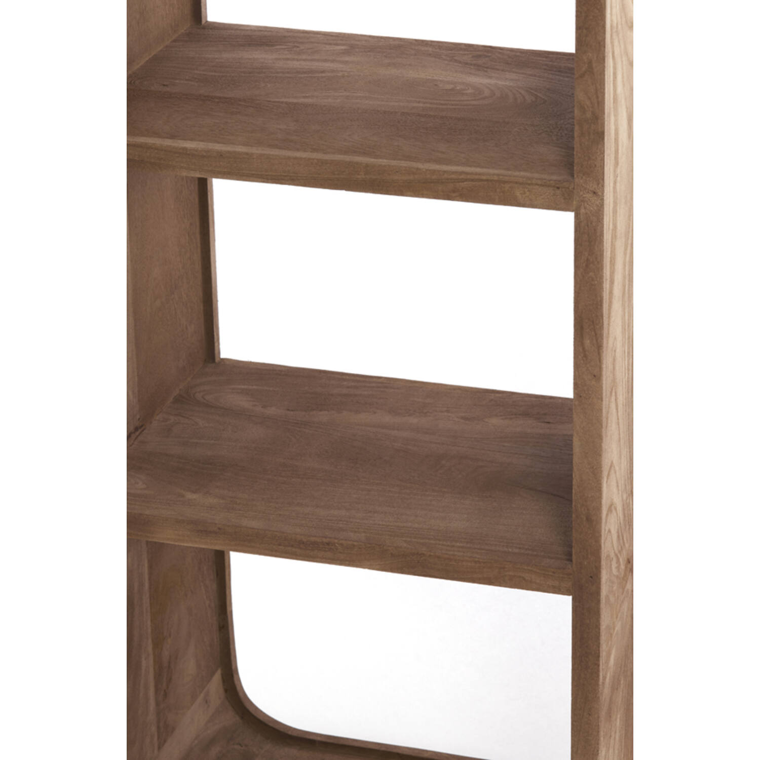 Cabinet open 50x35x200 cm DANE wood matt grey-brown