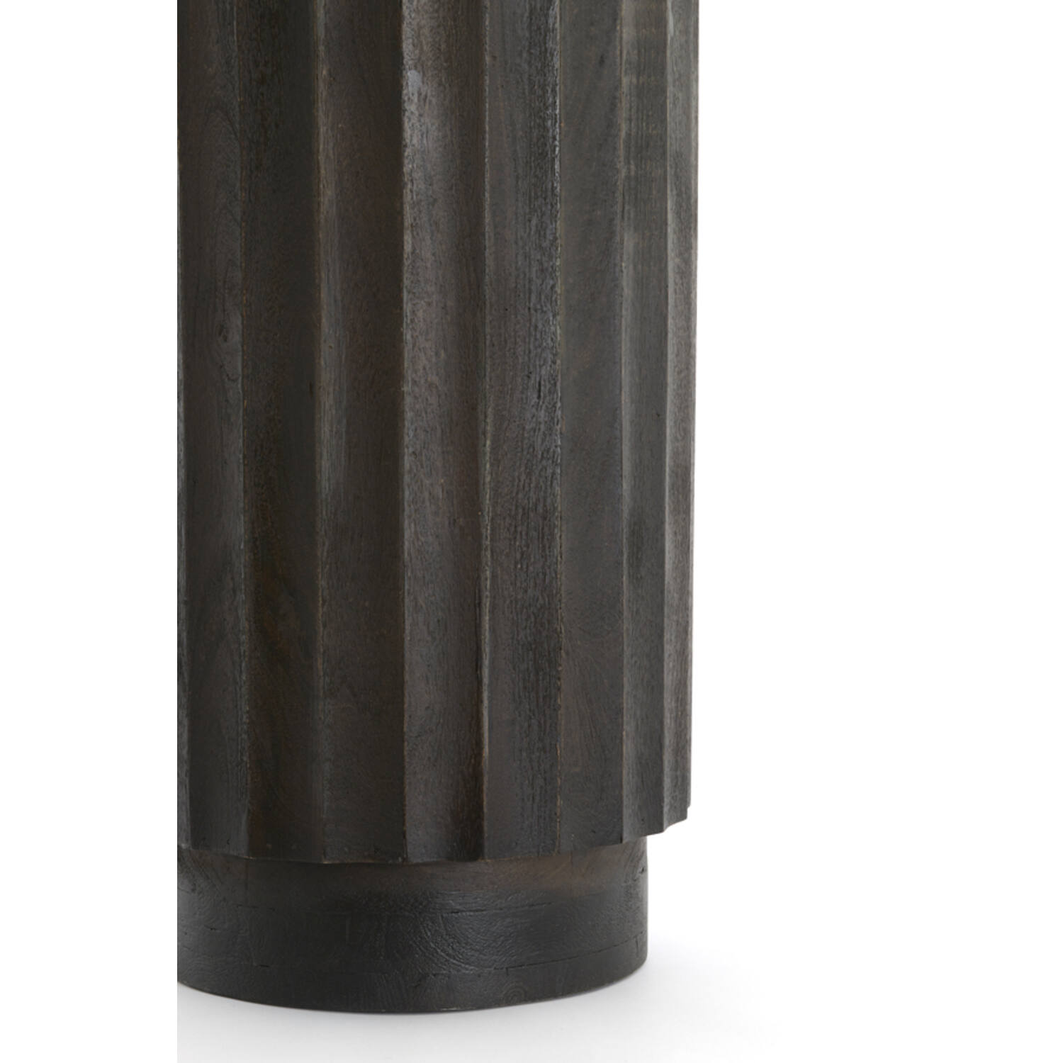 Pillar Ø40x100 cm ELLENA wood matt dark russet