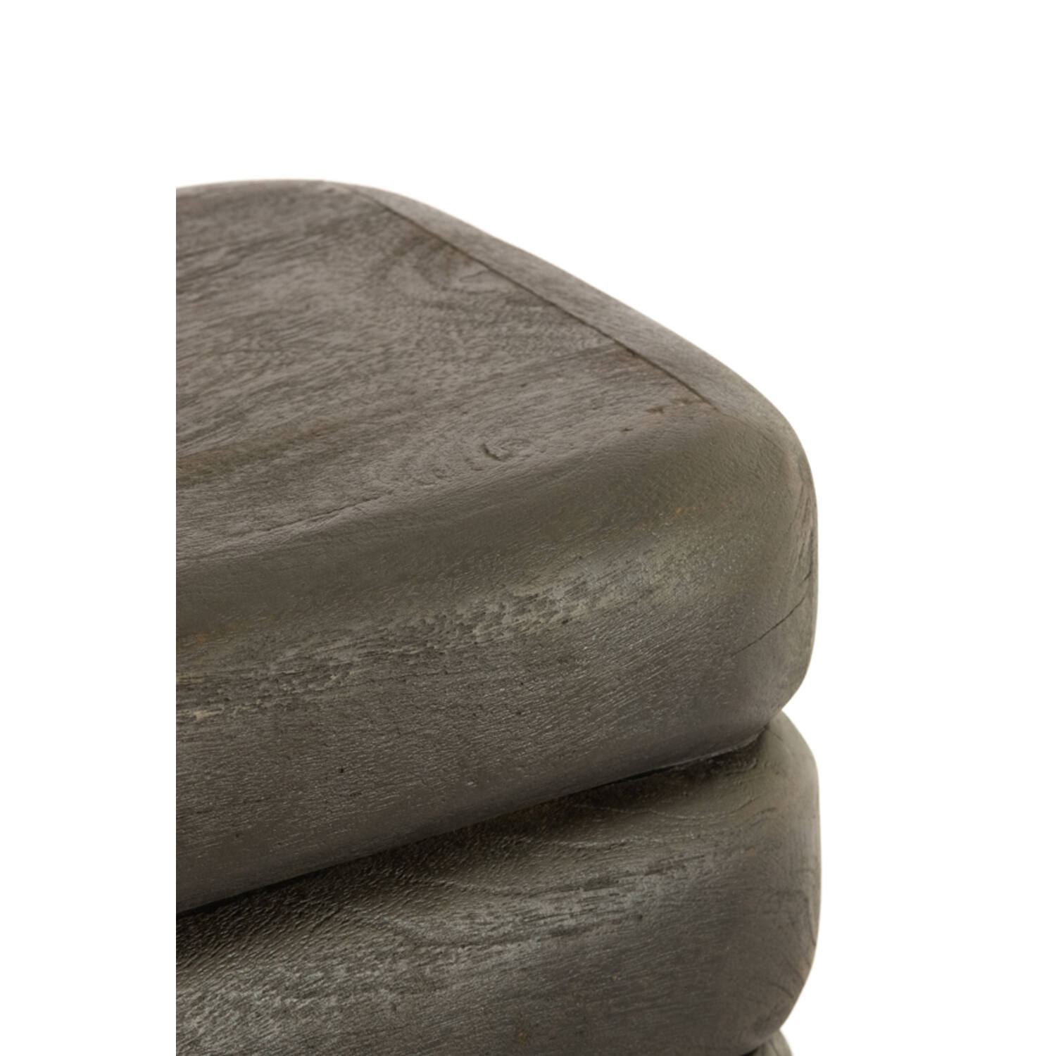 Side table 40x30x40 cm FREYJA wood matt dark russet