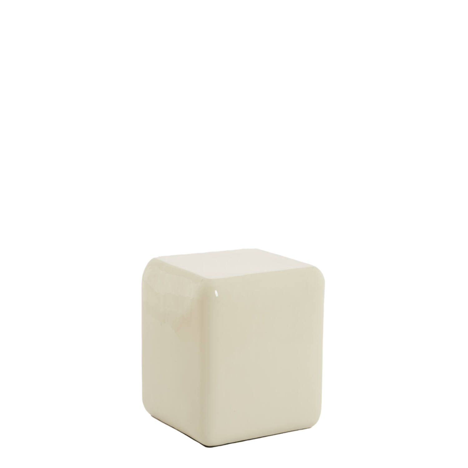 Pillar 35x35x40 cm FABI shiny cream