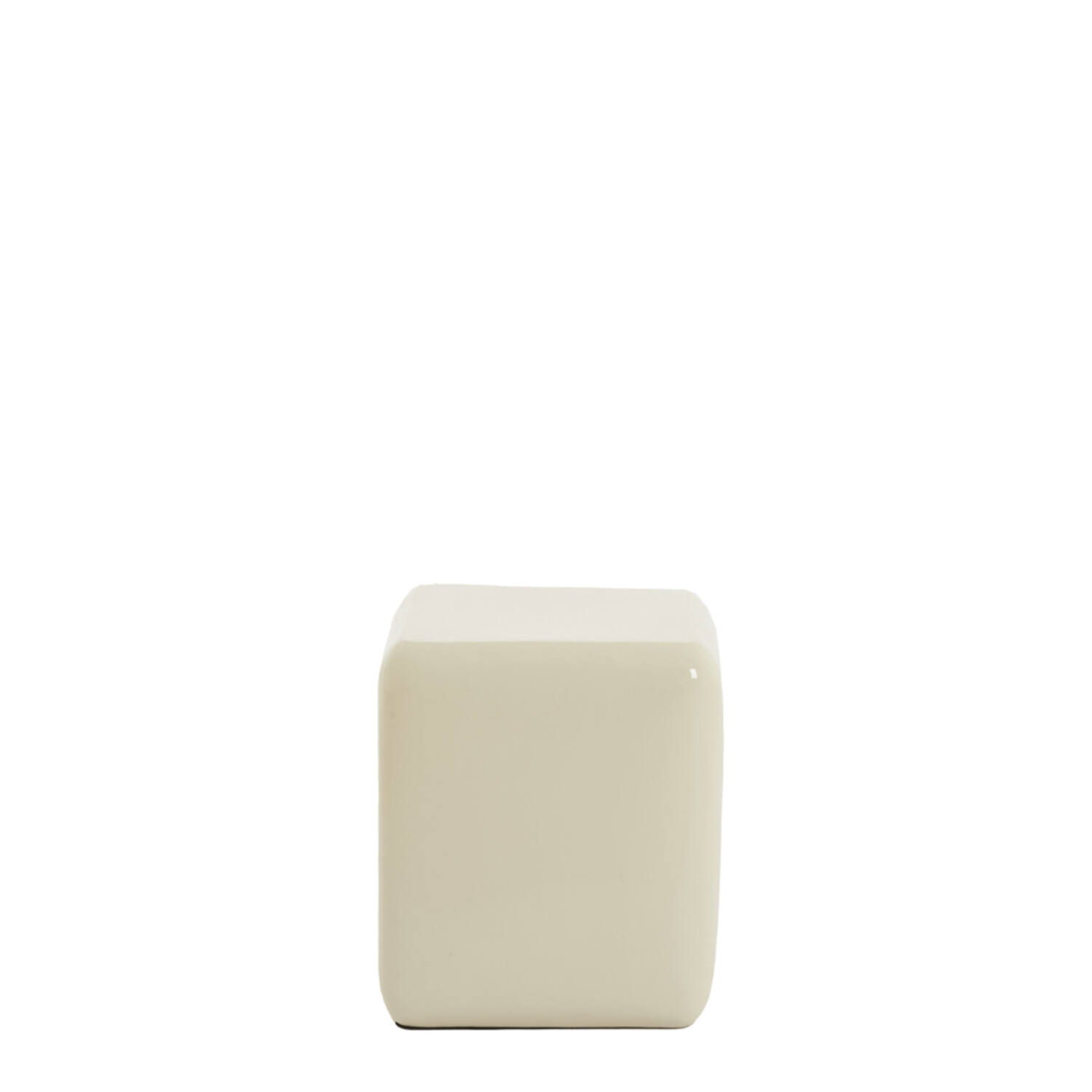 Pillar 35x35x40 cm FABI shiny cream