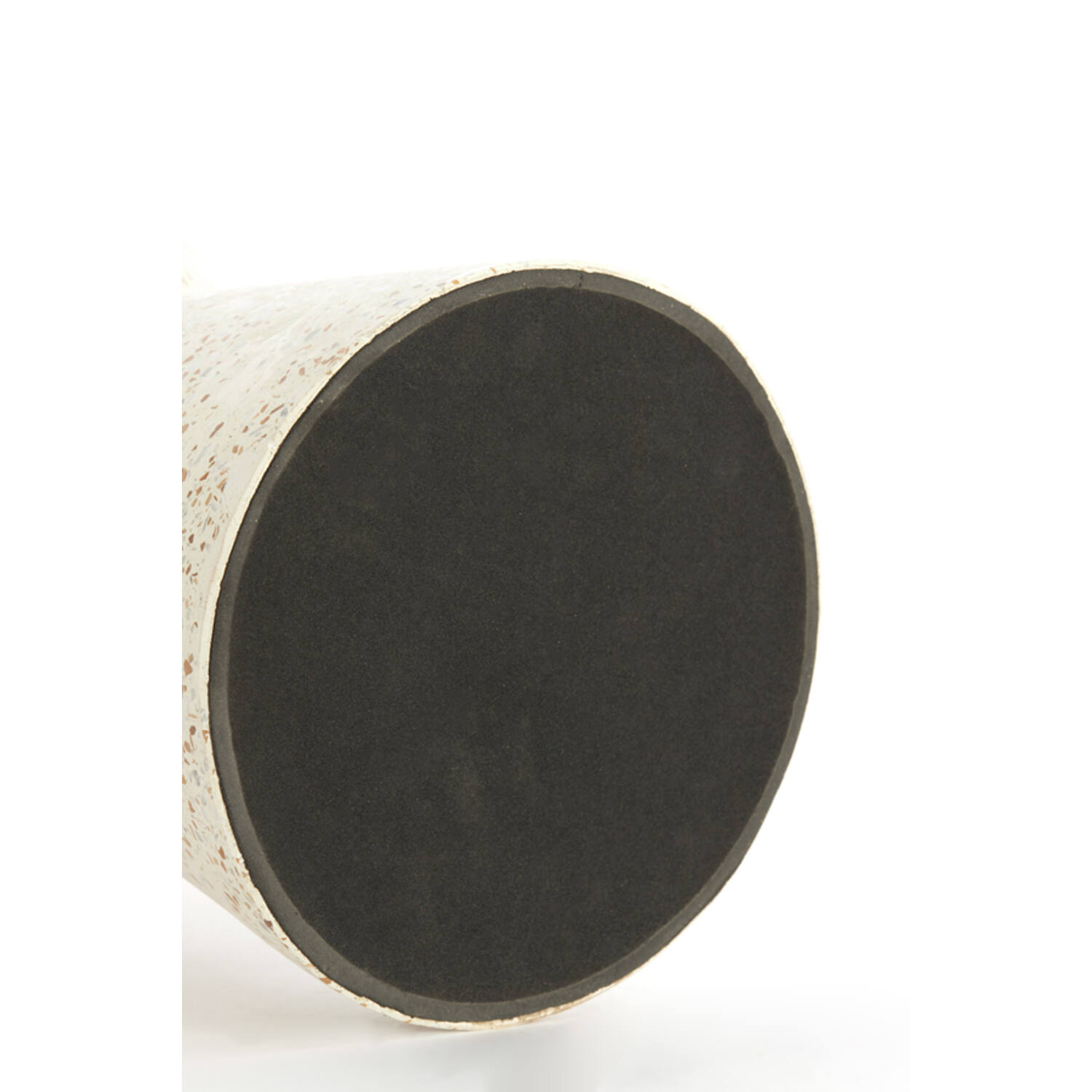 Bijzettafel Ø32x47 cm SELLA terrazzo crème