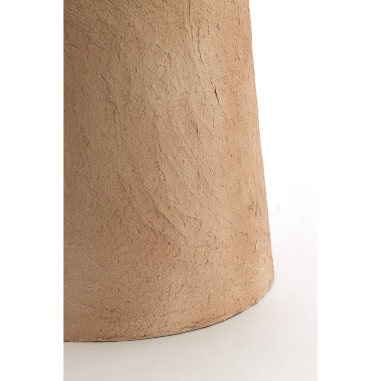 Side table Ø38x42 cm BENISSA papier mâché beige