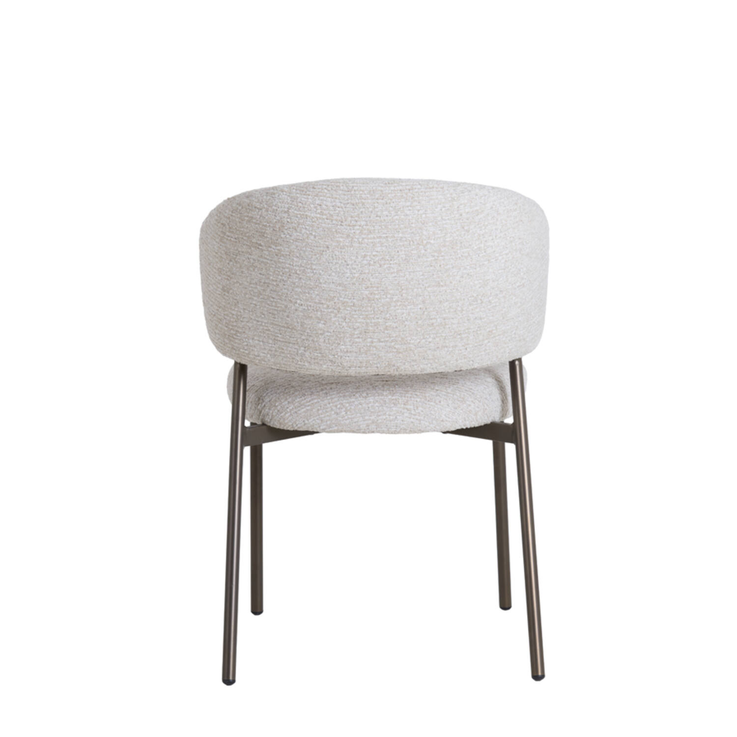 Dining chair 62x57x81 cm TIBALT beige+antique bronze