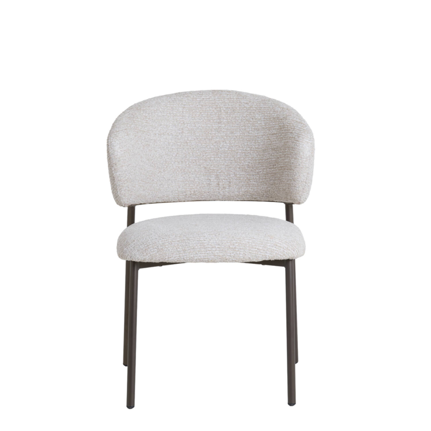 Dining chair 62x57x81 cm TIBALT beige+antique bronze